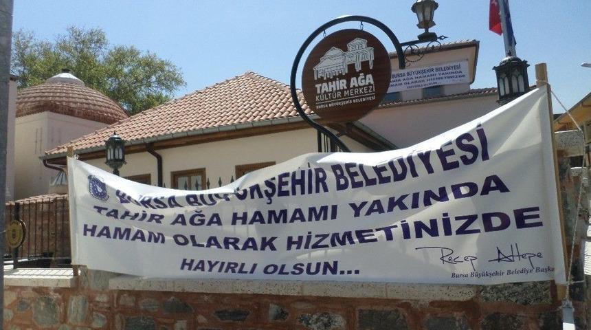 Tahirağa Hamamı G&uuml;n Sayıyor