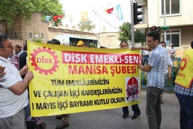 Manisa'da 1 Mayıs Kutlandı