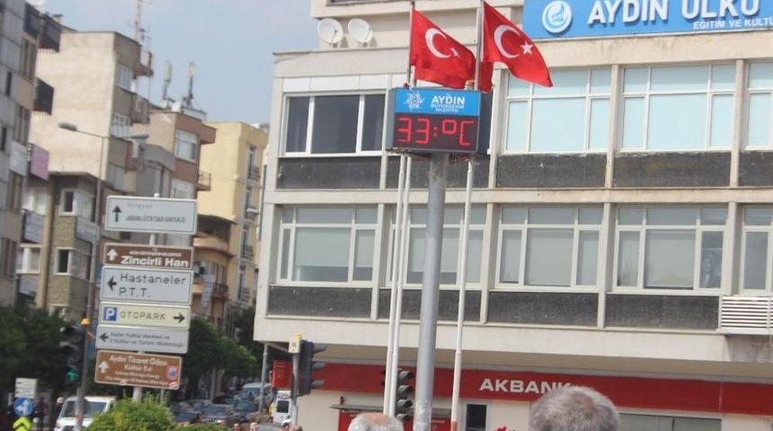 Aydın&rsquo;da Yaz Sıcakları Bastırdı