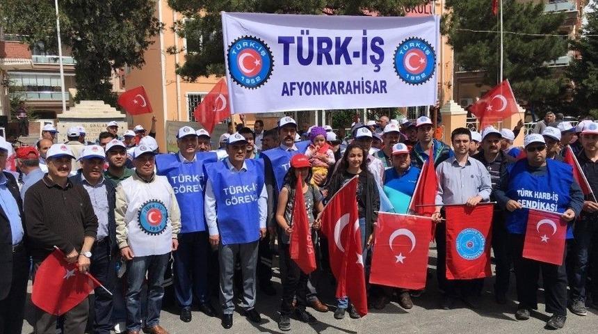 Afyonkarahisar&rsquo;da 1 Mayıs Kutlamaları
