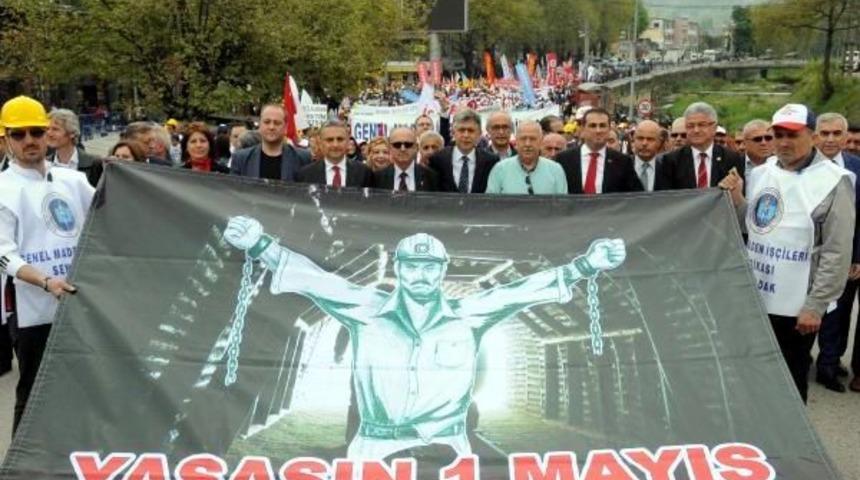Zonguldak'ta 1 Mayıs Coşkuyla Kutlandı