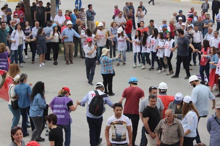 Denizli’de 1 Mayıs Yürüyüş Ve Halaylarla Kutlandı G3