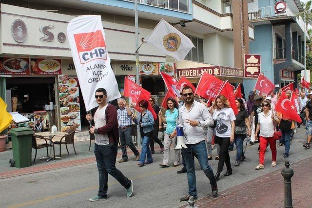 Alanya’da 1 Mayıs İşçi Bayramı Kutlaması