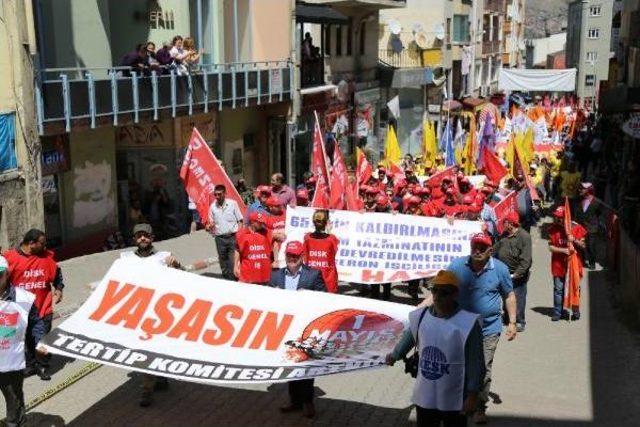 Artvin’De Maden Protestolu 1 Mayıs Kutlaması