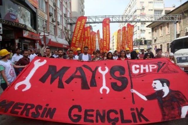 Mersin'de Sakin 1 Mayıs Kutlamaları