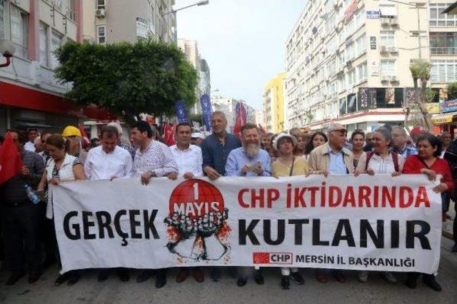 Mersin'de Sakin 1 Mayıs Kutlamaları