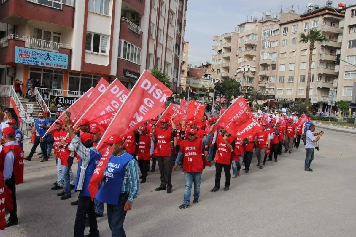 Hatay&rsquo;da 1 Mayıs Y&uuml;r&uuml;y&uuml;ş&uuml;