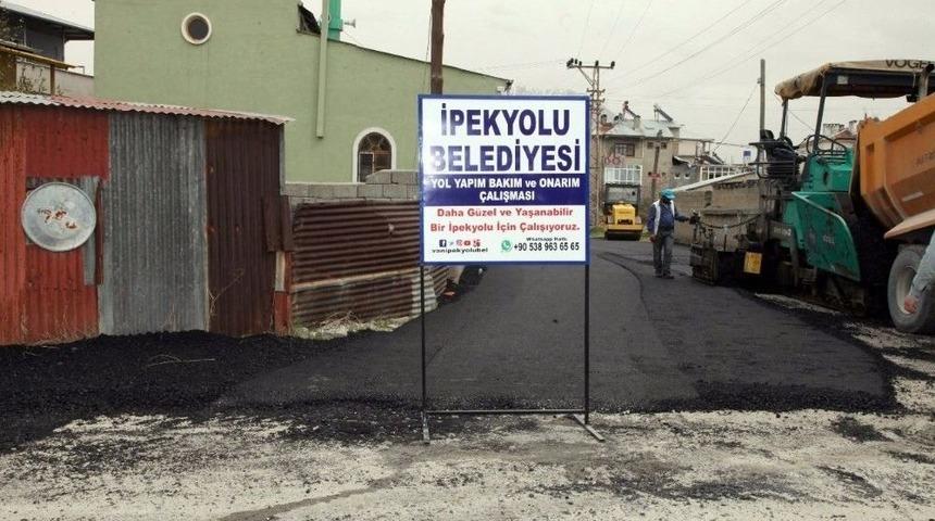 İpekyolu Belediyesi, Asfalt &Ccedil;alışmaları Devam Ediyor