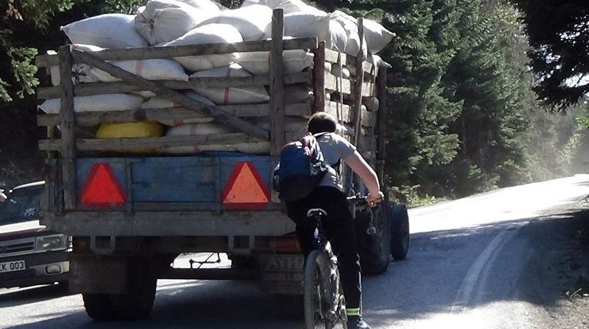 Gölcük Tabiat Parkı’na Tehlikeli Yolculuk