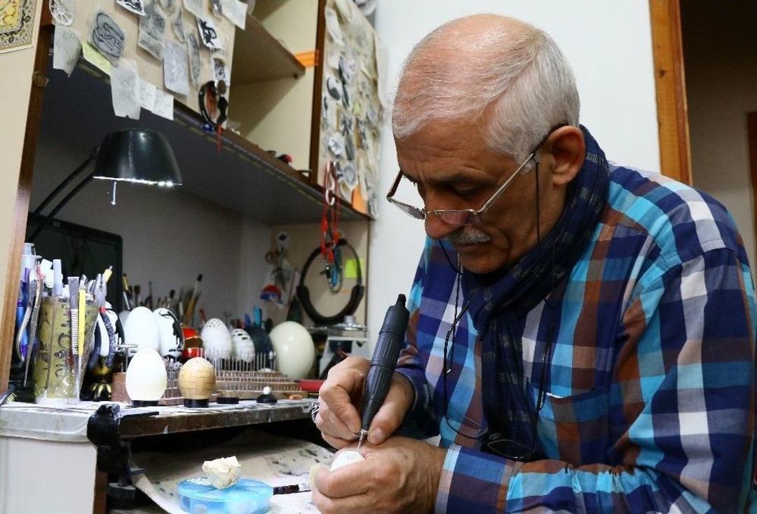 (&ouml;zel Haber) Yumurtanın İ&ccedil;ine D&uuml;nyayı Sığdırıyor