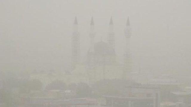Şanlıurfa’Yı Toz Bulutu Kapladı