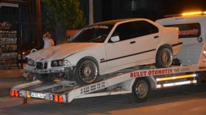 Ortaca&rsquo;da Otomobille Motosiklet &Ccedil;arpıştı; 2 Yaralı