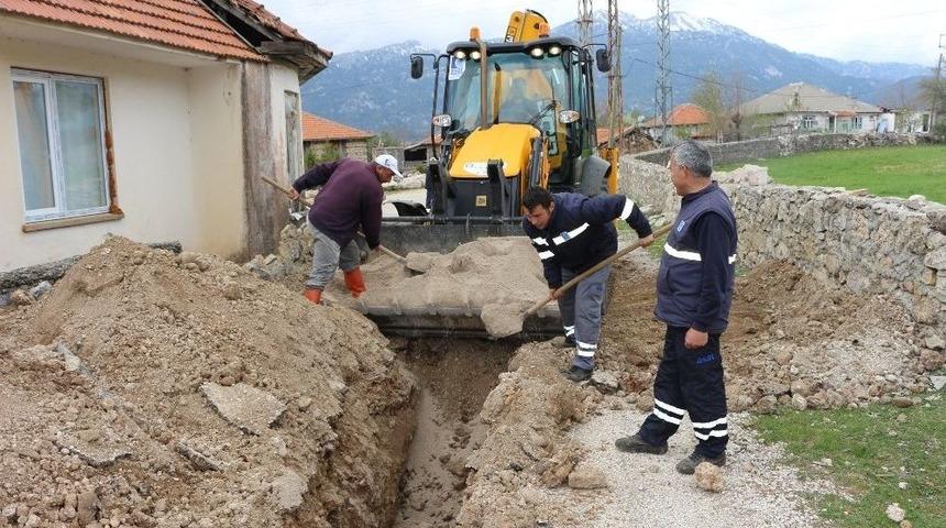 İbradı Başlar’da İçme Suyu Seferberliği