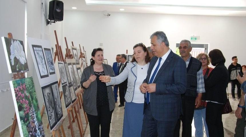 Silifke Halk Eğitim Merkezi&rsquo;nde İkinci Karma Resim Sergisi