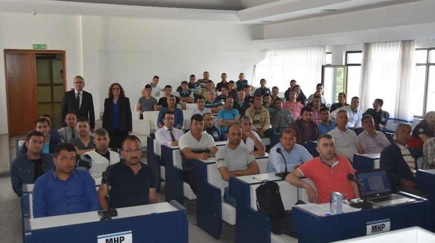 Salihli’de Belediye Çalışanlarına İş Sağlığı Eğitimi Verildi