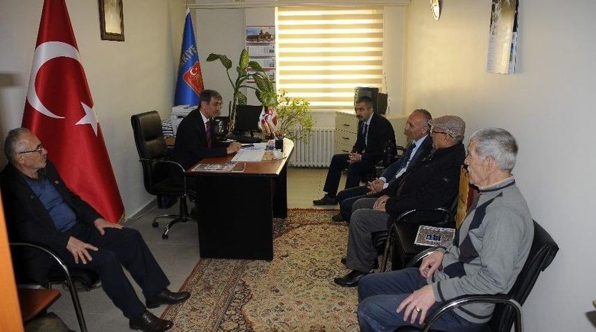Dr. Ali Mumcu&rsquo;dan T&uuml;rkiye Muharip Gaziler Derneği Eskişehir Şubesi&rsquo;ne Ziyaret