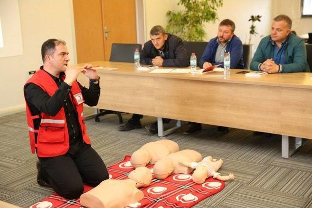 Melikgazi Belediyesi Çalışanlarına İlk Yardım Eğitimi