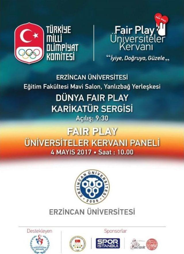 Üniversiteler Fair-play Kervanı’nın 36. Durağı Erzincan Üniversitesi