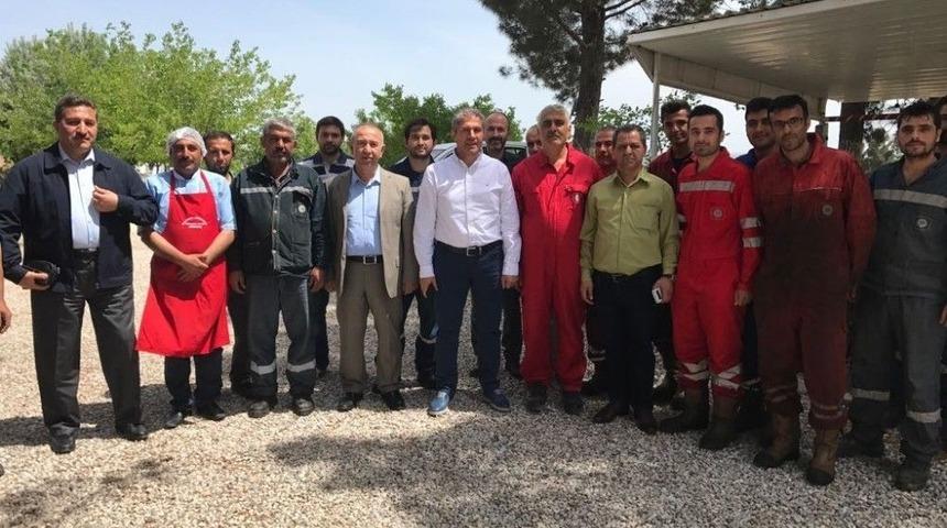 Genel M&uuml;d&uuml;r Şişman &Uuml;retim Sahasını Gezdi