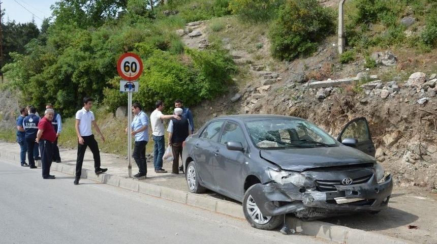 Niksar&rsquo;da Trafik Kazası: 1 Yaralı