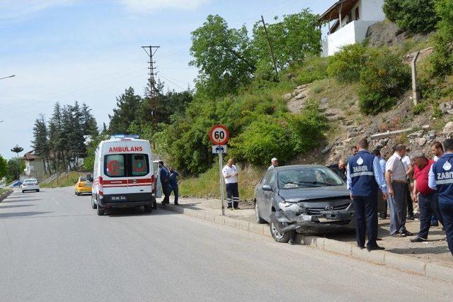 Niksar’da Trafik Kazası: 1 Yaralı