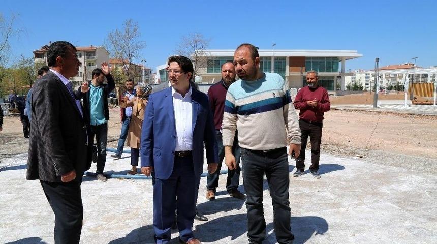 Başkan Yazgı, Selime Hatun Kadın Aktivite Merkezindeki &Ccedil;alışmaları İnceledi