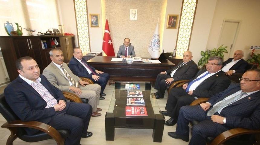 Karamercan&rsquo;dan Başkan &Ouml;zaltun&rsquo;a Ziyaret