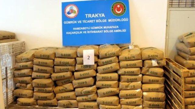 Hamzabeyli Sınır Kapısı’Nda 775 Kilo Eroin Ele Geçirildi