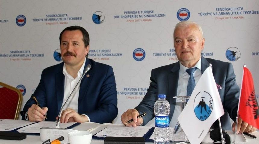 &rsquo;sendikacılıkta T&uuml;rkiye Ve Arnavutluk Tecr&uuml;besi&rsquo; Semineri Ankara&rsquo;da Yapıldı