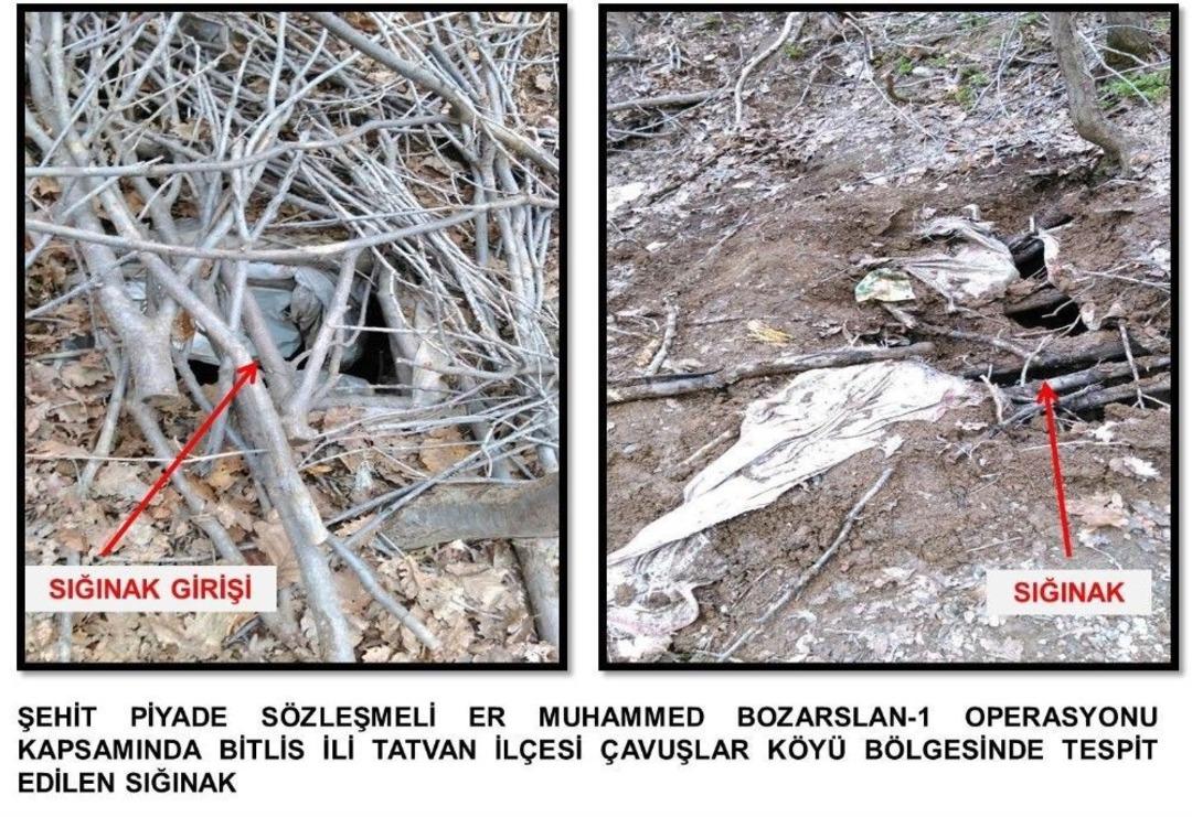 Bitlis&rsquo;te 7 Odalı Sığınak Ve Malzemeler İmha Edildi