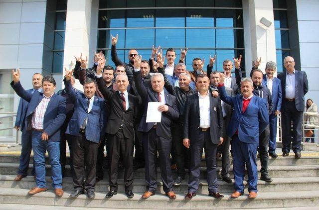 Mhp Kdz. Ereğli İlçe Başkanı Demirtürk Mazbatasını Aldı