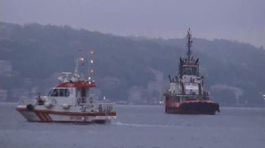 Bir Geminin &Ccedil;ektiği Bar&ccedil; Beykoz A&ccedil;ıklarında Battı