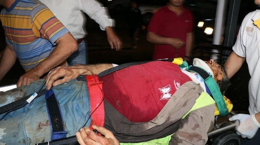 İnşaattan D&uuml;şt&uuml;, 5 Saat Yardım Bekledi