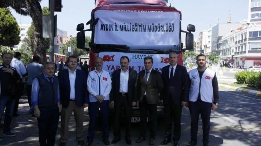 Aydın&rsquo;dan Suriyeli &Ouml;ğrencilere Yardım Eli Uzandı