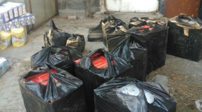 Kayseri&rsquo;de 2 Bin 200 Paket Ka&ccedil;ak Sigara Ele Ge&ccedil;irildi