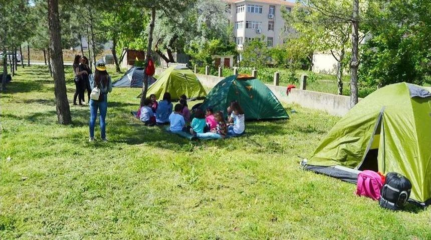 Minik &Ouml;ğrencilerden Doğa Kampı