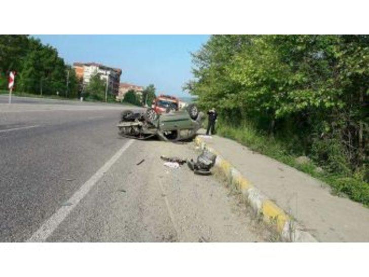 Devrek’te Trafik Kazası: 1 Yaralı