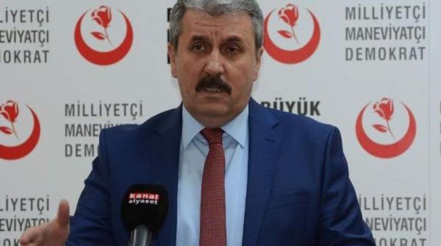 Bbp Genel Başkanı Destici: Ab Ile Nişanı Atalım, &Ouml;n&uuml;m&uuml;ze Bakalım