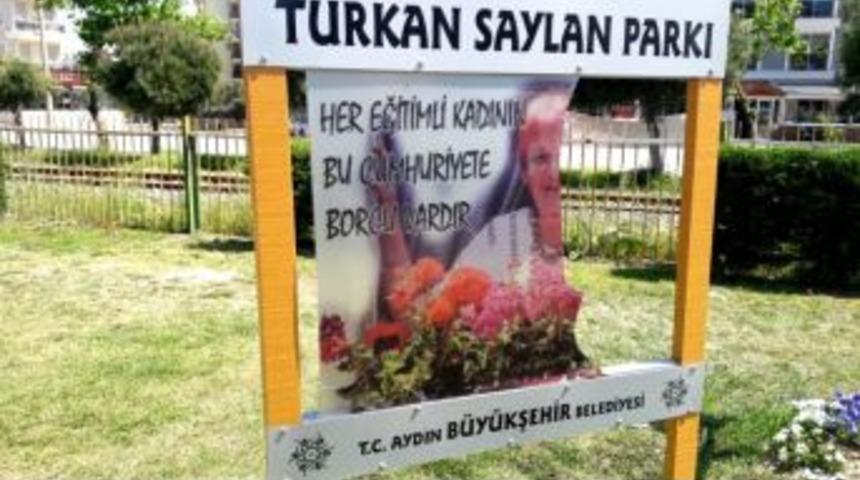 S&ouml;ke&rsquo;de T&uuml;rkan Saylan Parkı Tabelasına &Ccedil;irkin Saldırı