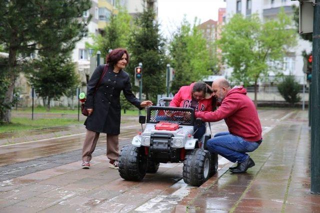 Melikgazi Trafik Eğitim Parkında Çocuklara Eğitim Verildi