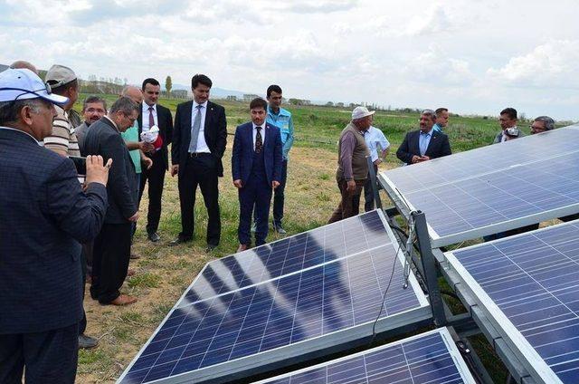 Kütahya’da ’tamburlu Ve Güneş Enerjili Sulama’ Sistemleri Faaliyette