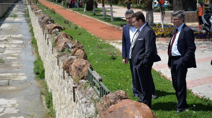 Başkan Bakıcı Kanal Islah &Ccedil;alışmalarını İnceledi