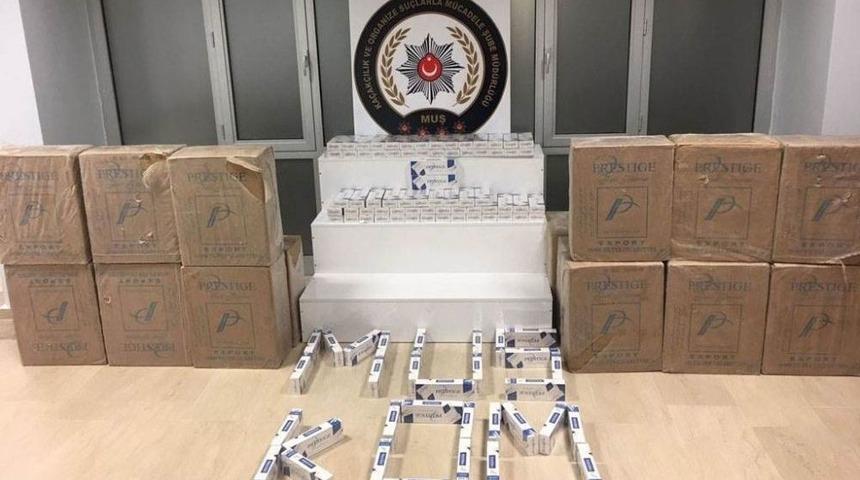 Muş&rsquo;ta Ka&ccedil;ak Sigara Operasyonu