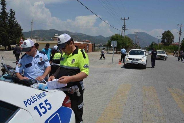 Ortaca’da Emniyetten Trafik Ve Asayiş Uygulaması