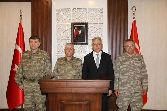 Korgeneral Çetin’den Vali Toprak’a Ziyaret