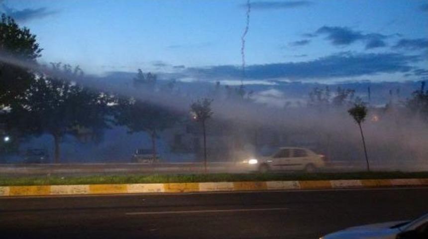 Şanlıurfa'da Ma&ccedil; Sonrası Polise Taş Atan Gruba M&uuml;dahale