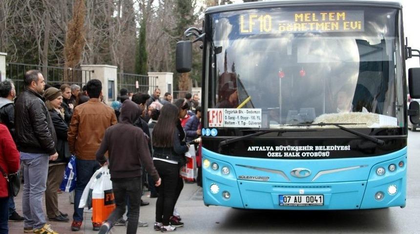 Antalya&rsquo;da Ulaşıma Zam