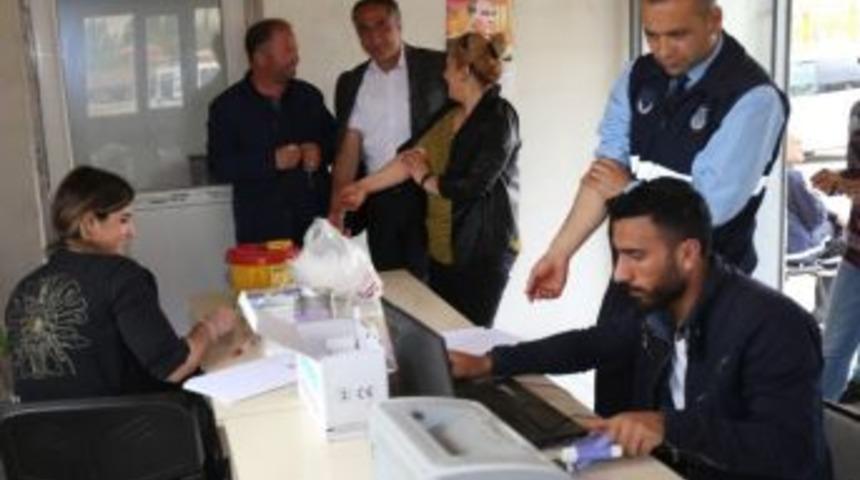 Belediye &Ccedil;alışanlarına Sağlık Taraması