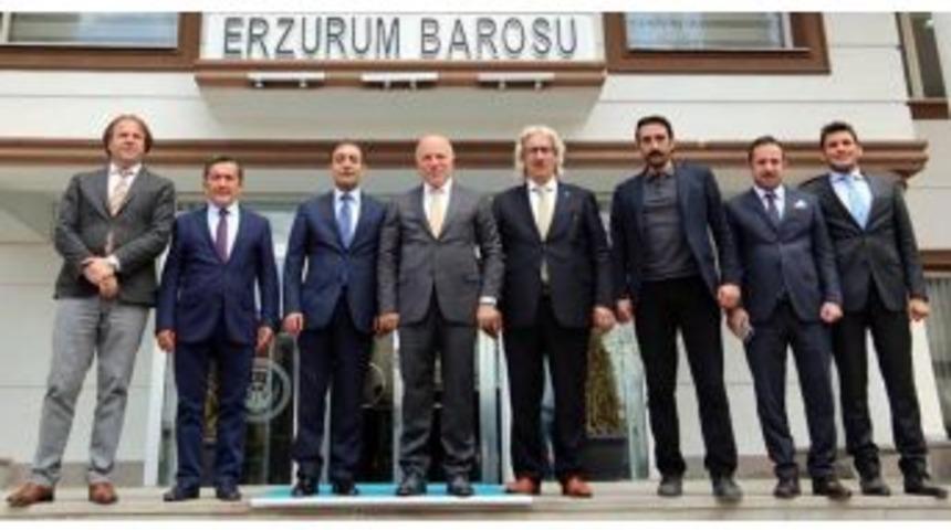 Başkan Sekmen Erzurum Barosunu Ziyaret Etti