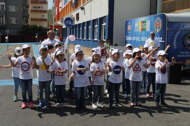 &Ccedil;anakkale&rsquo;de &Ouml;ğrencilere &rsquo;trafik Eğitim Pisti&rsquo; 2